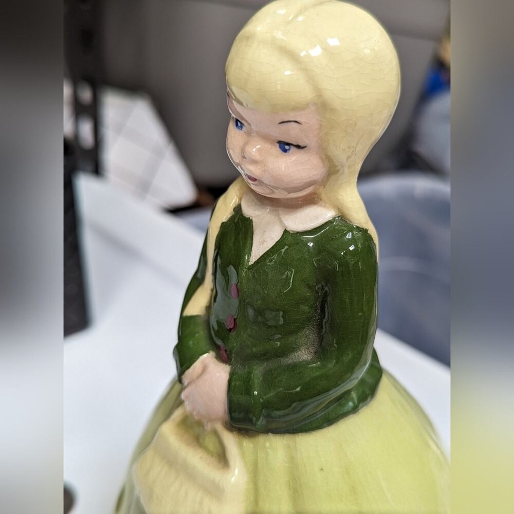 Vintage 1949 Klein Company Karen Dee Ceramic Girl Figurine